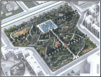 Vista aérea del Jardín de Polifilo